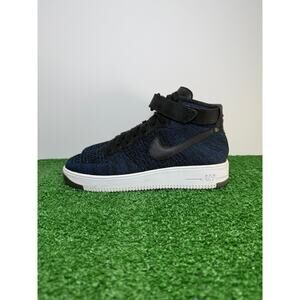 Nike Air Force 1 Ultra Flyknit Mid Game Royal 817420 400 SZ 9.5